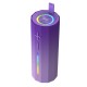 Портативна колонка Bluetooth XO F71 Hidden Carrying Handle Cylinder LED Dazzle Speaker 5W Purple